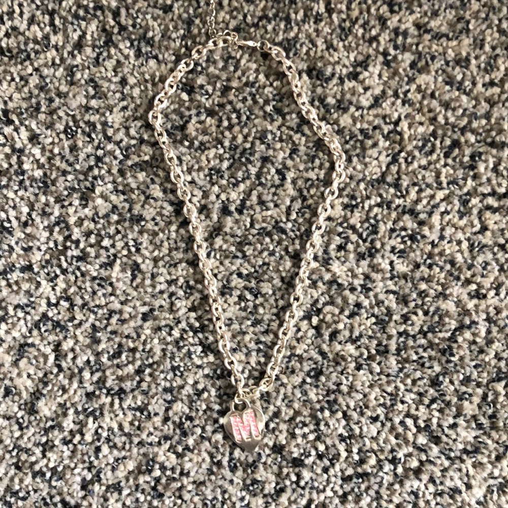 “M” necklace